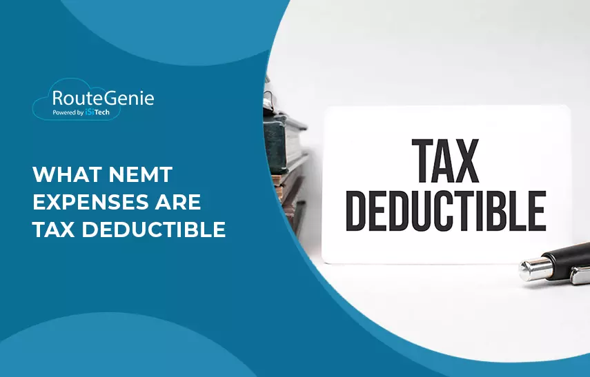 NEMT expenses are tax deductible