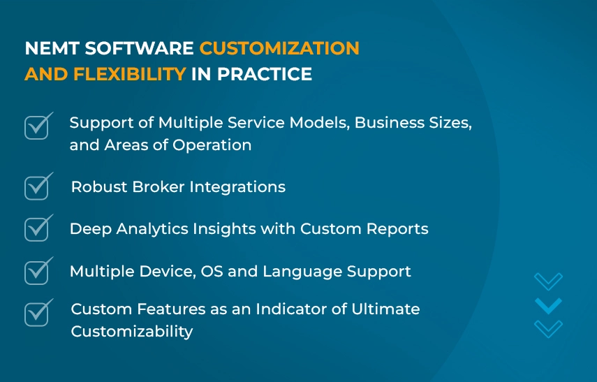 NEMT Software Customization and Flexibility in Practice