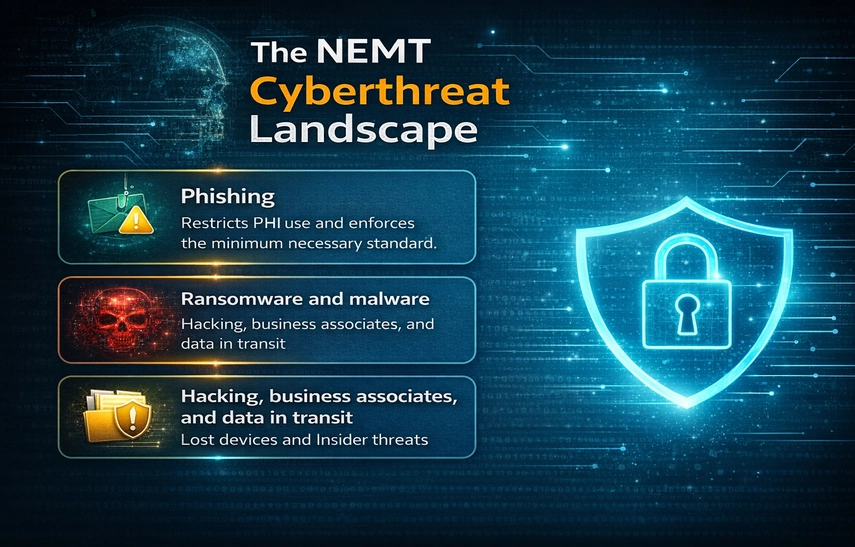 cyberthreats landscape in nemt