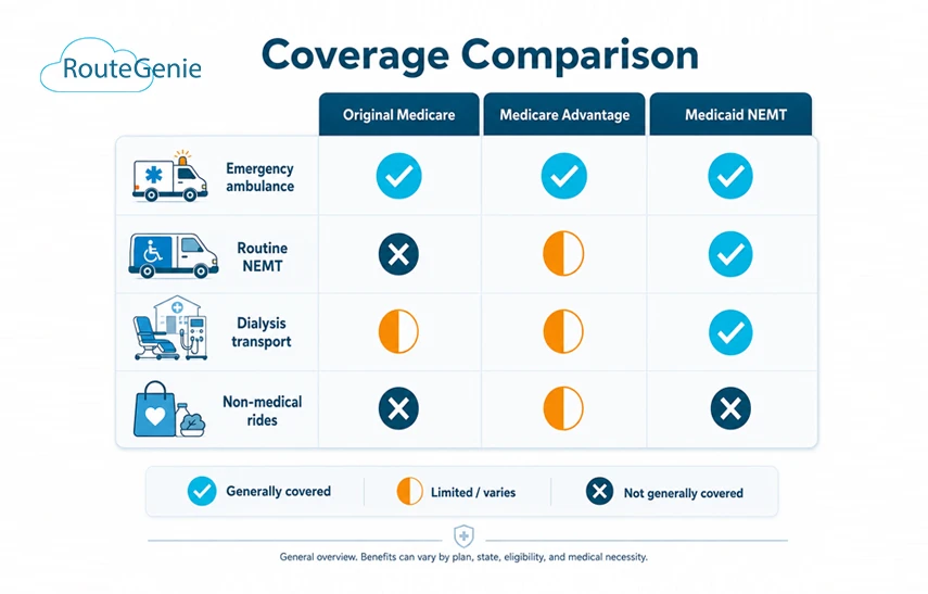 medicare medicaid nemt coverage