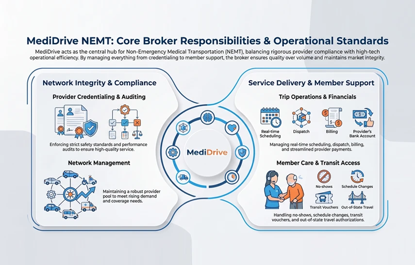 medidrive broker responsibilities