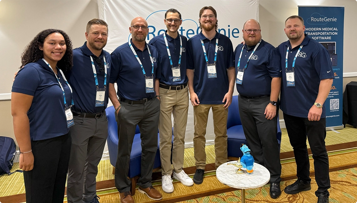 RouteGenie team at the user conference Inside The Lamp