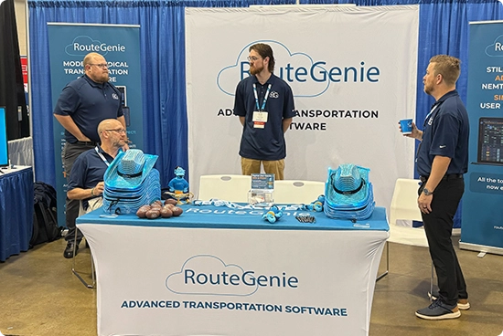 RouteGenie team presenting at NEMTAC 2025 conference