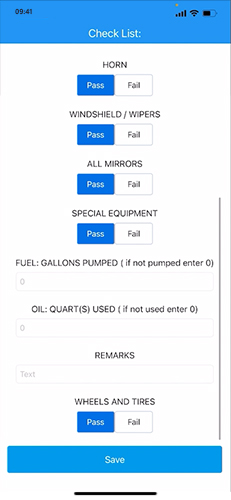 NEMT client app screenshot pickup